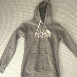 north face grey hoodie